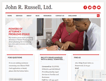 Tablet Screenshot of jrusslaw.com